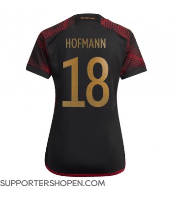 Tyskland Jonas Hofmann #18 Borta Matchtröja Dam VM 2022 Kortärmad